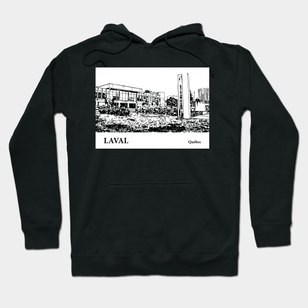 Laval - Québec Hoodie by Lakeric
